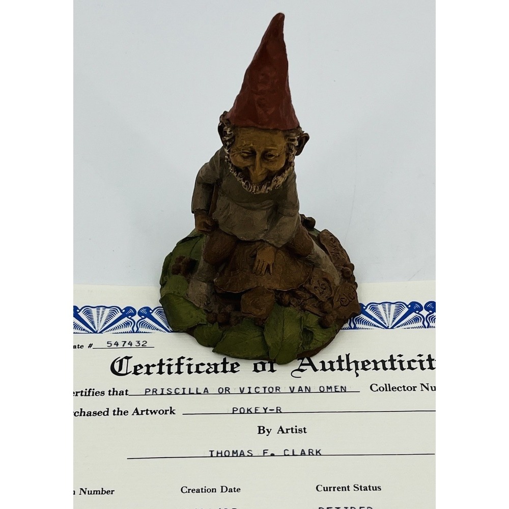 Tom Clark Pokey Gnome Riding Turtle Edition 26 with COA 1983